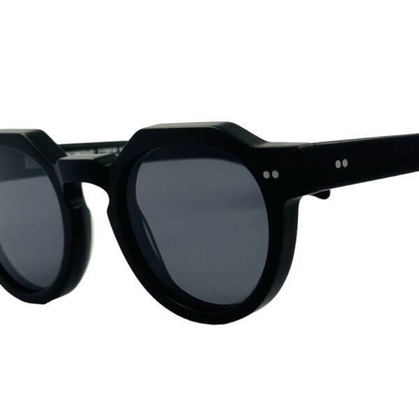 gafas monturas sol kaleos kafuku acetato redondo pantos puente llave negro mate gris uniforme optica hermo