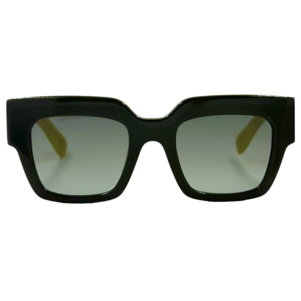 gafas monturas sol kaleos simone cuadrado acetato verde olivo verde translucido verde degradado optica hermo