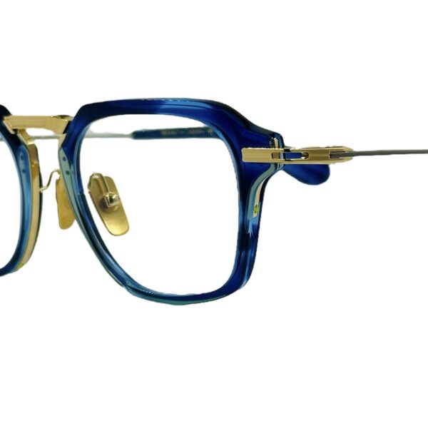 gafas monturas graduado dita aegeus dtx413-a-03 cuadrado pantos azul remolino dorado paladio negro optica hermo